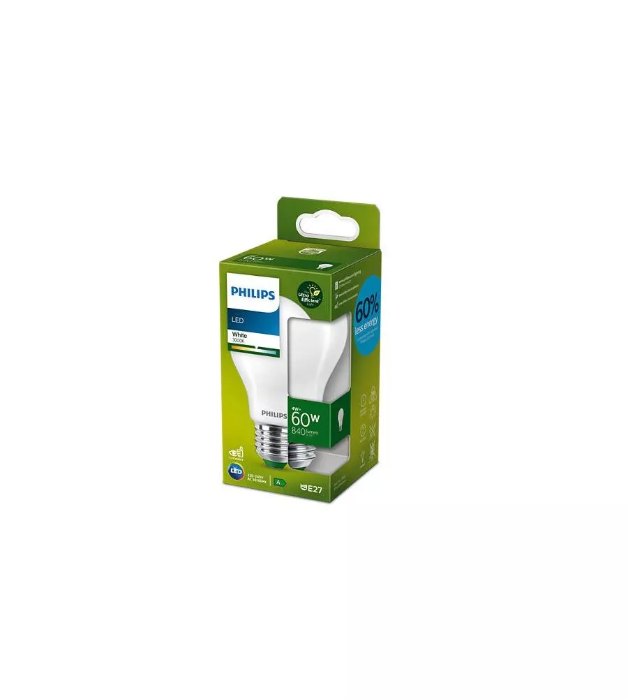 LAMPADINA LED A GOCCIA SATINATA 4W 3000K, E27